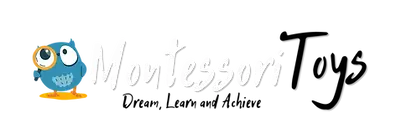 Montessori Toys Logo - Educational Wooden Toys for Kids - Dream Learn and Achieve