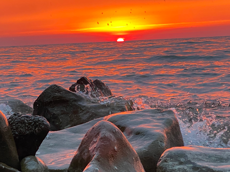 Sunset at the Club