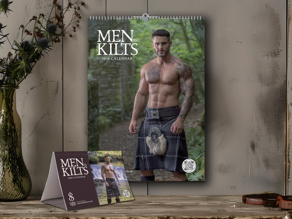 Men in Kilts Calendar 2026 A3
