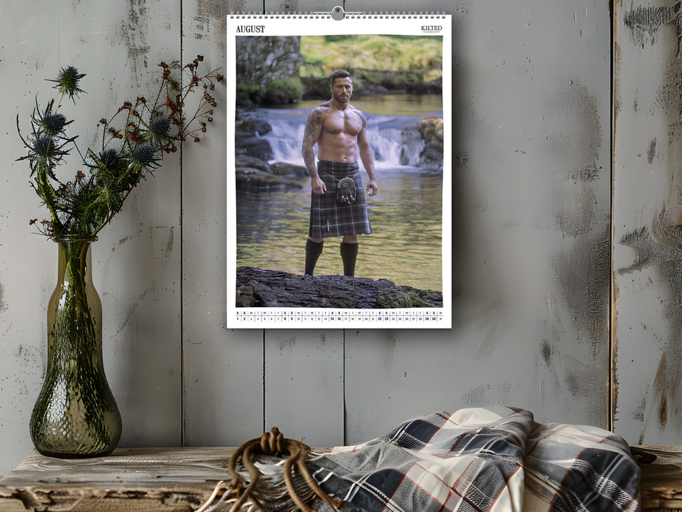 Men in Kilts Calendar 2026 A3