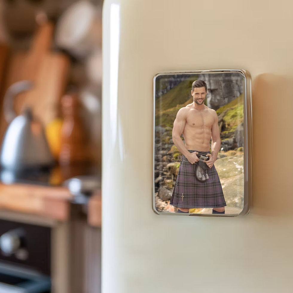 Men in Kilts Fridge Magnet (Paul)