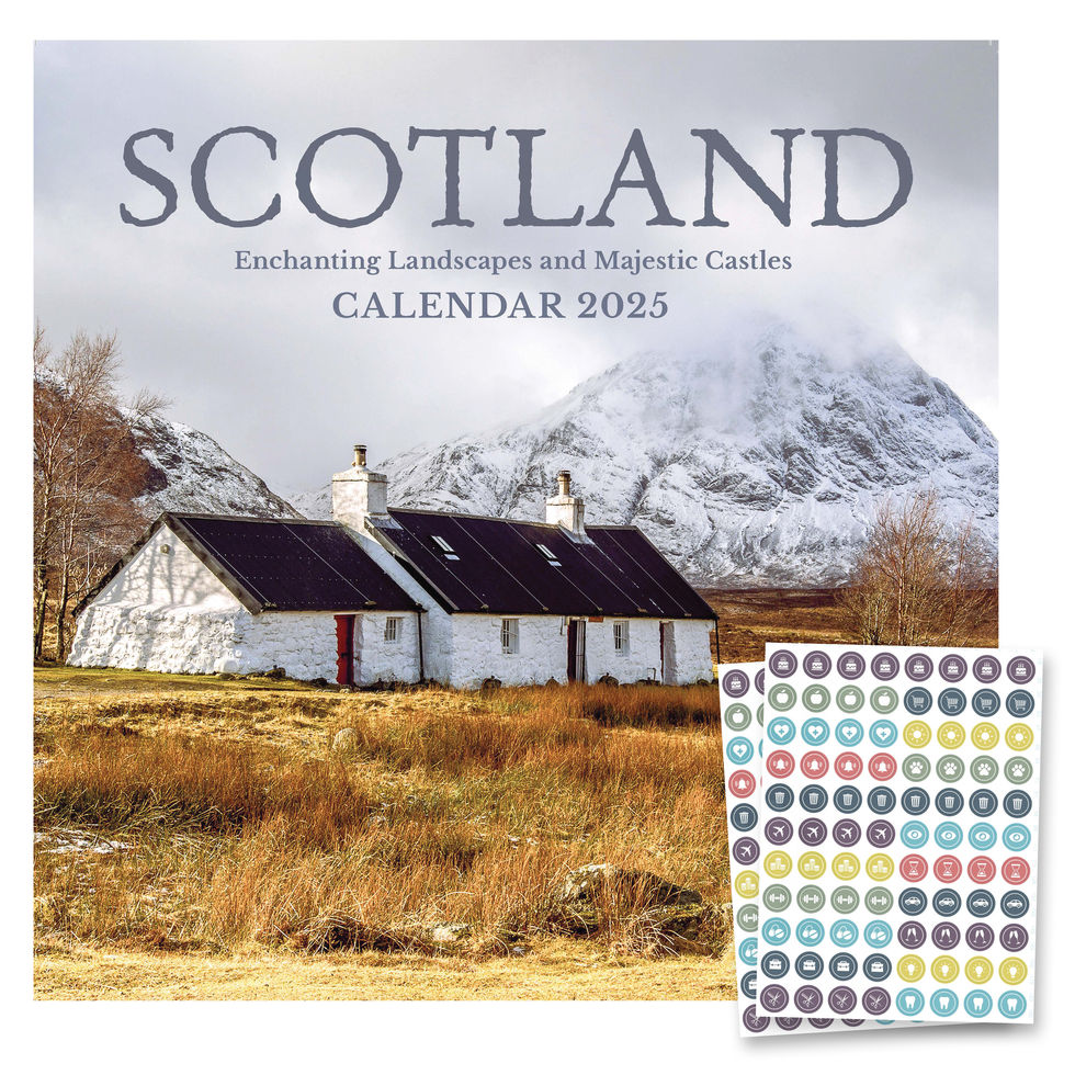 Scotland 2025 Wall Calendar