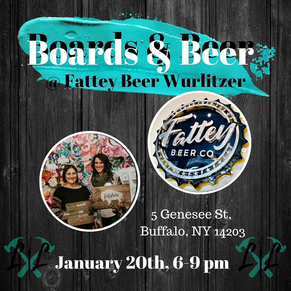 Boards & Beer @ Fattey Beer Wurlitzer- January 20th 6-9 pm