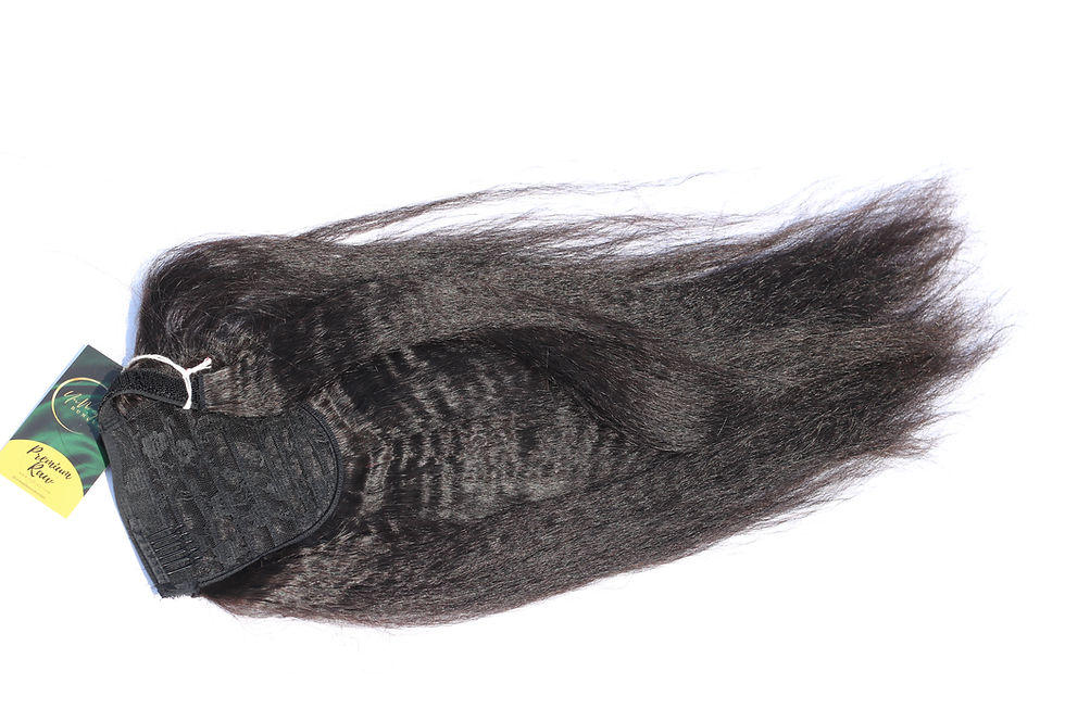 Thumbnail: Burmese Kinky Straight Velcro Ponytail