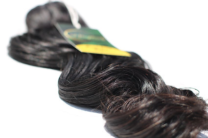Raw Cambodian Natural Wavy Weft