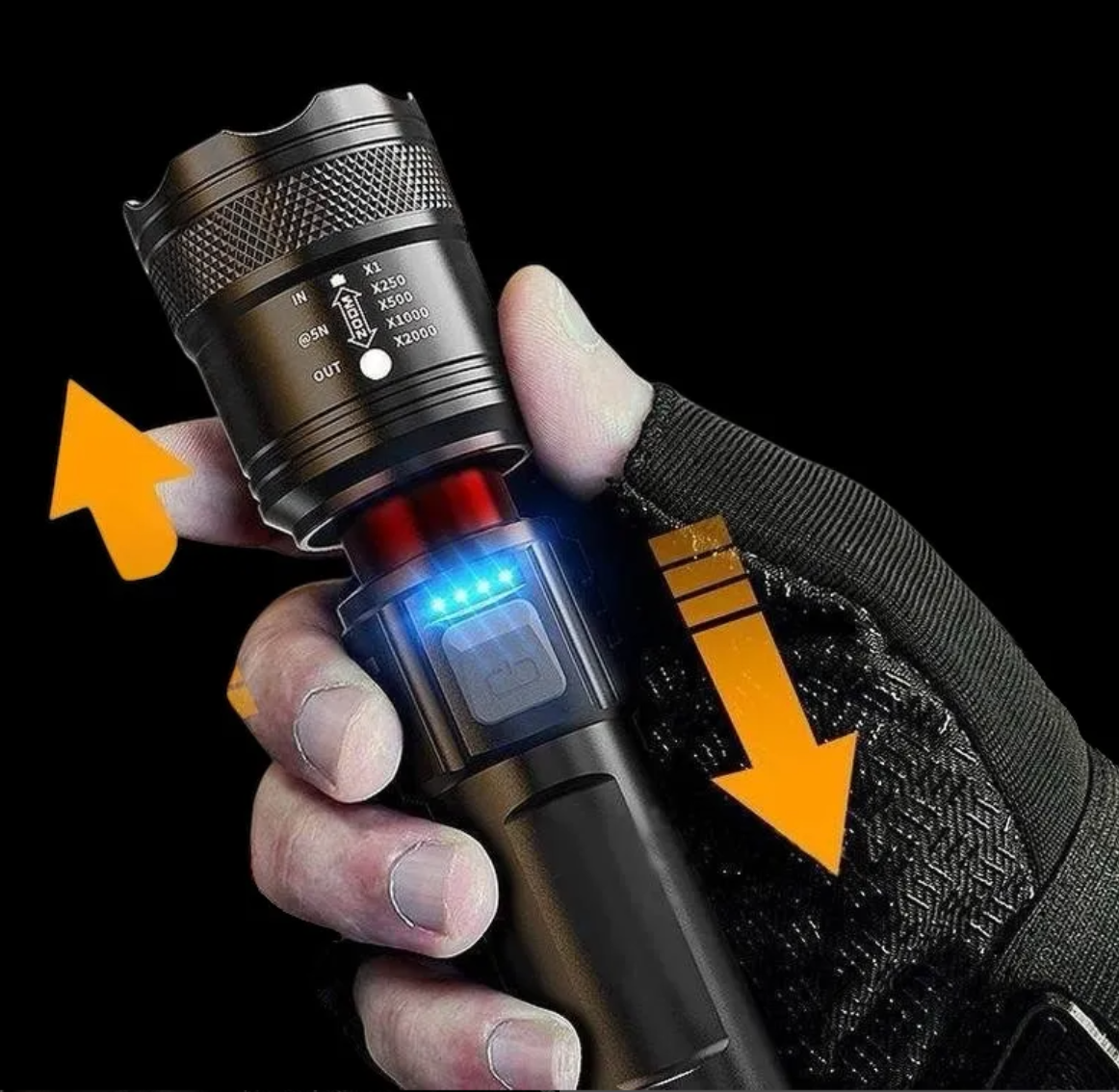 21109 LINTERNA RECARGABLE ZOOM