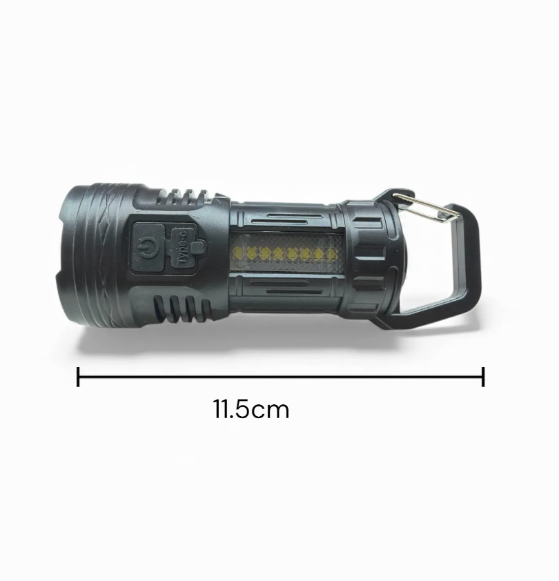 Miniatura: 11253 LINTERNA RECARGABLE CON GANCHO MOSQUETON