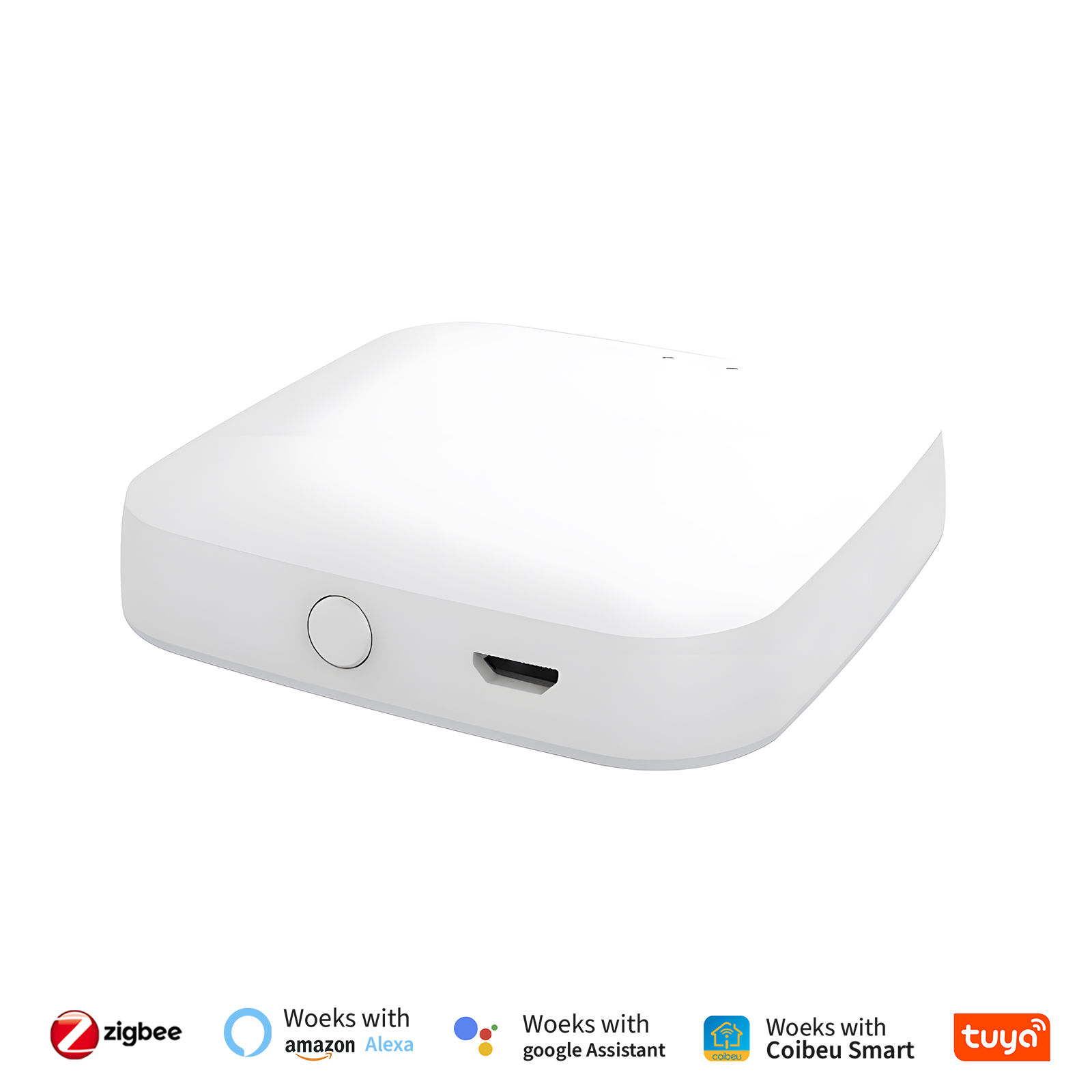 Gateway ZigBee Inteligente Coibeu Alexa Google Automação 50 Dispositivos