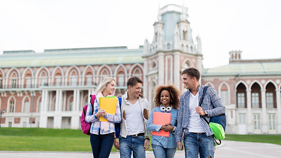 Students at university