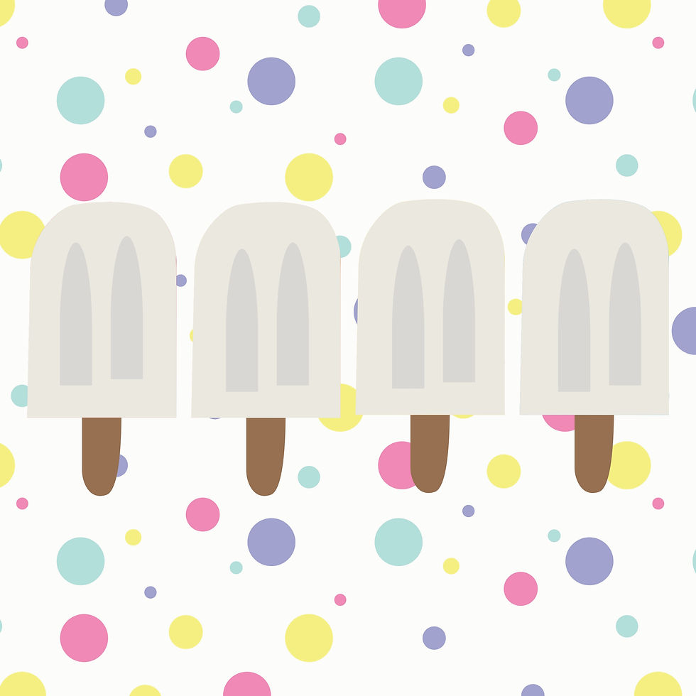 Milk ice lollies