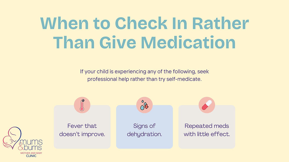 When to see a nurse or doctor instead of giving more medicine for a child’s fever or pain