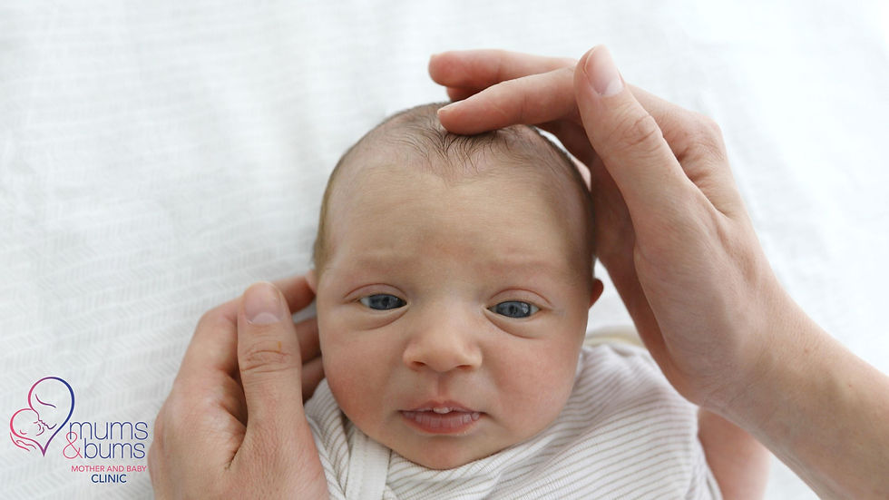 Sunken fontanelle in newborn baby, dehydration symptom | Mums & Bums Mother and Baby Clinic South Africa