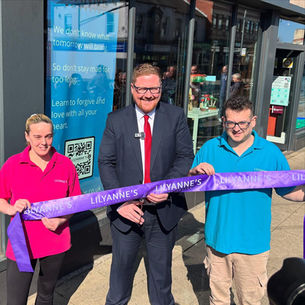 It's official Jonathan Brash MP for Hartlepool has officially cut the ribbon to launch our new space