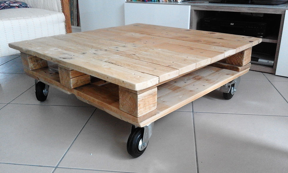 Table basse en palettes