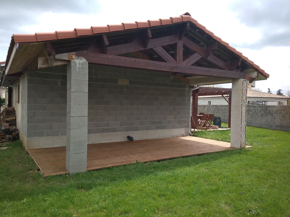 Terrasse en pin