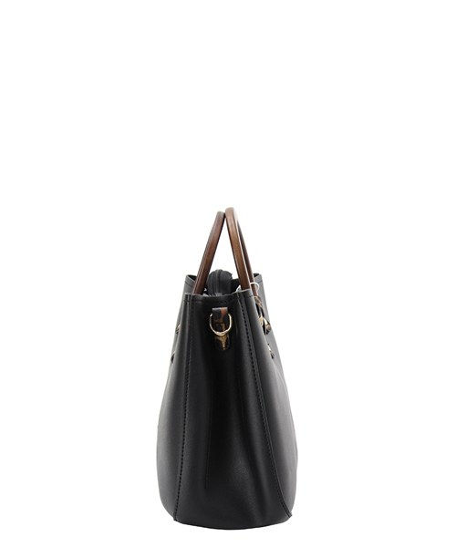Thumbnail: Fashion Wooden Handle Leporad Handbag (3 Colors Available)