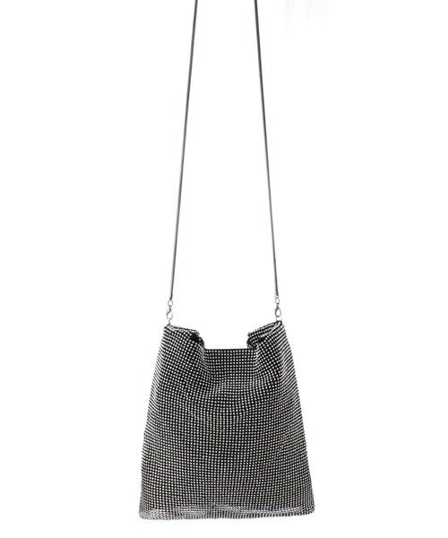 Thumbnail: Silver Rhinestone Thank You Tote Bag 