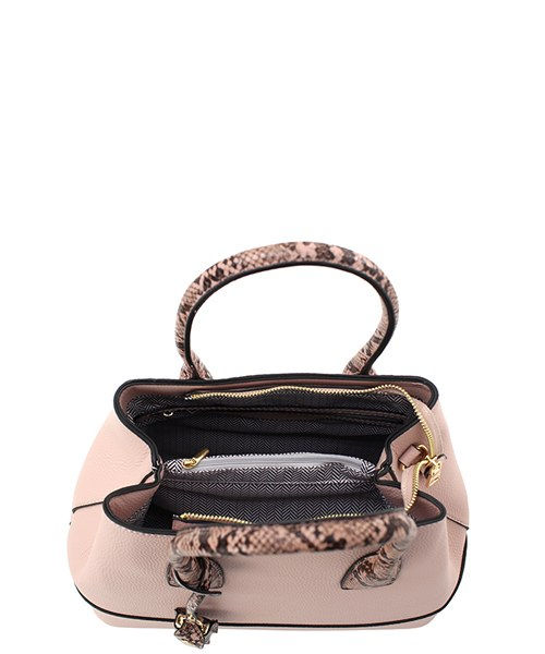 Miniatúra: Fashion Handbag With Snakeskin Handle 