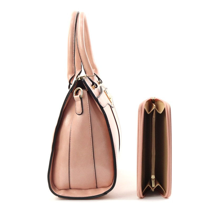 Thumbnail: Fashion Handbag W/Matching Wallet