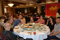 Dr. Sara Starko and Dr. Devon Phillips table at Children of Vietnam Benevolent Foundation Gala