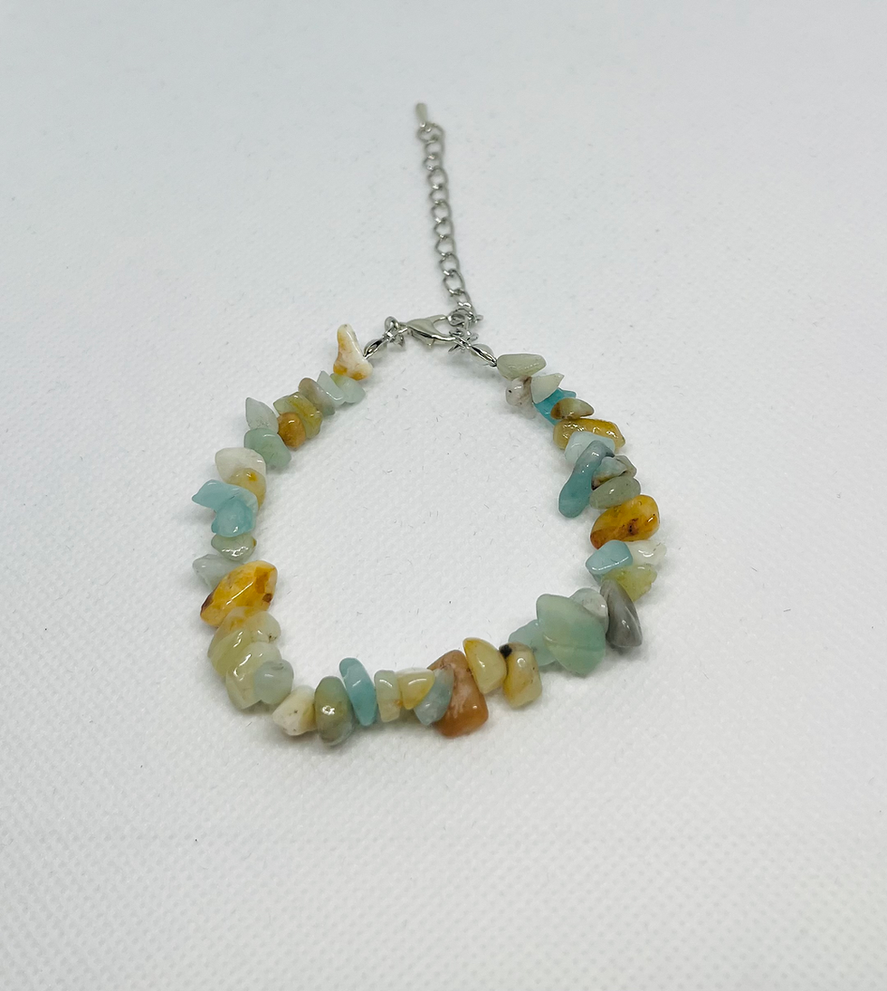 Thumbnail: Natural Gemstones and Crystals Bracelets with clasp 