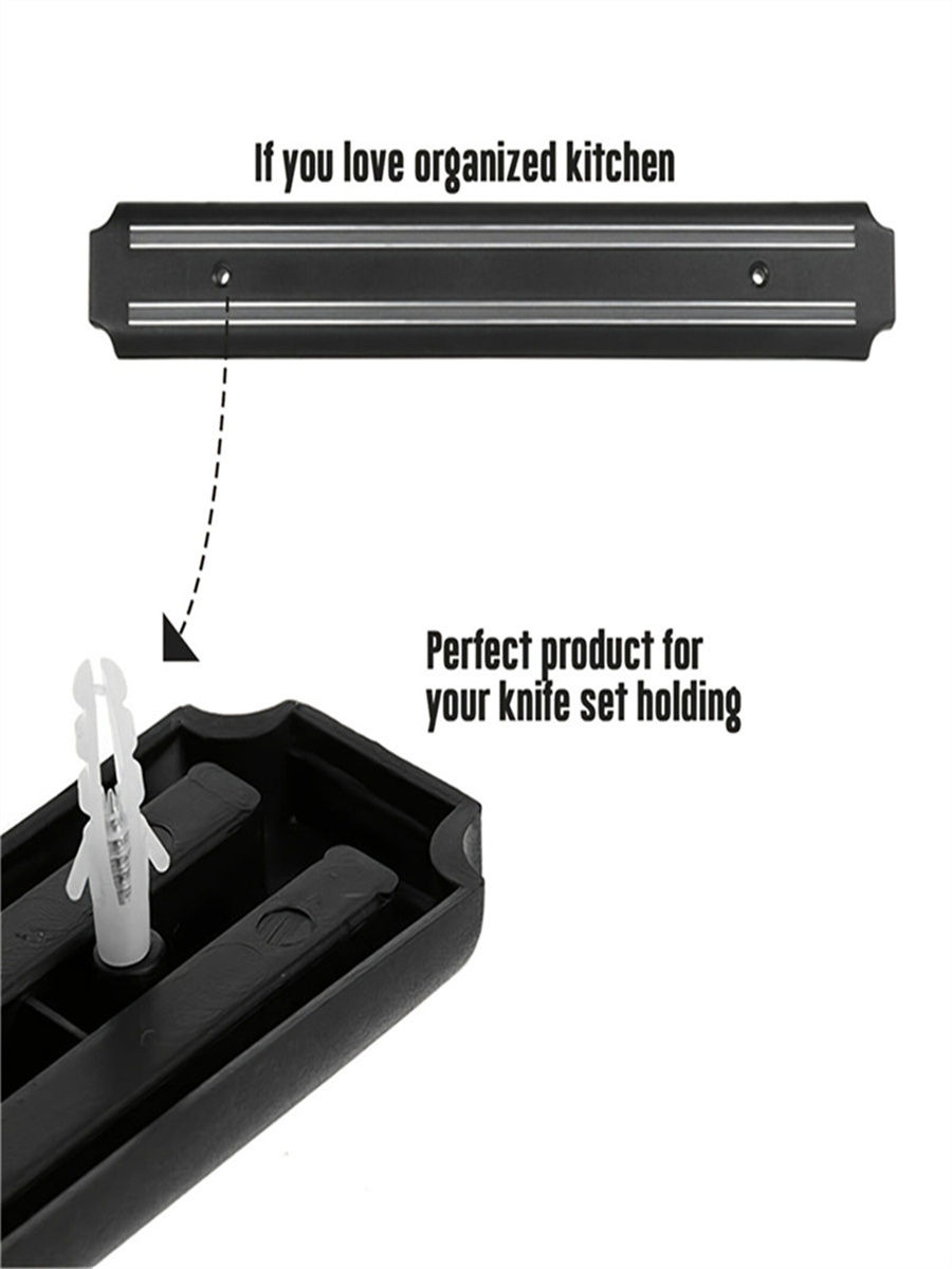 Miniatura: A Magnetic Wall Mounted Knife Holder, Storage Rack for Kitchen Utensils, Warehou