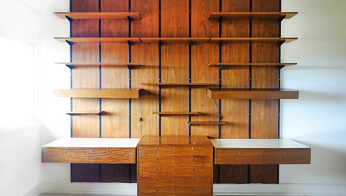 Large Modular Wall Unit by Sparrings, Sweden, 1960's