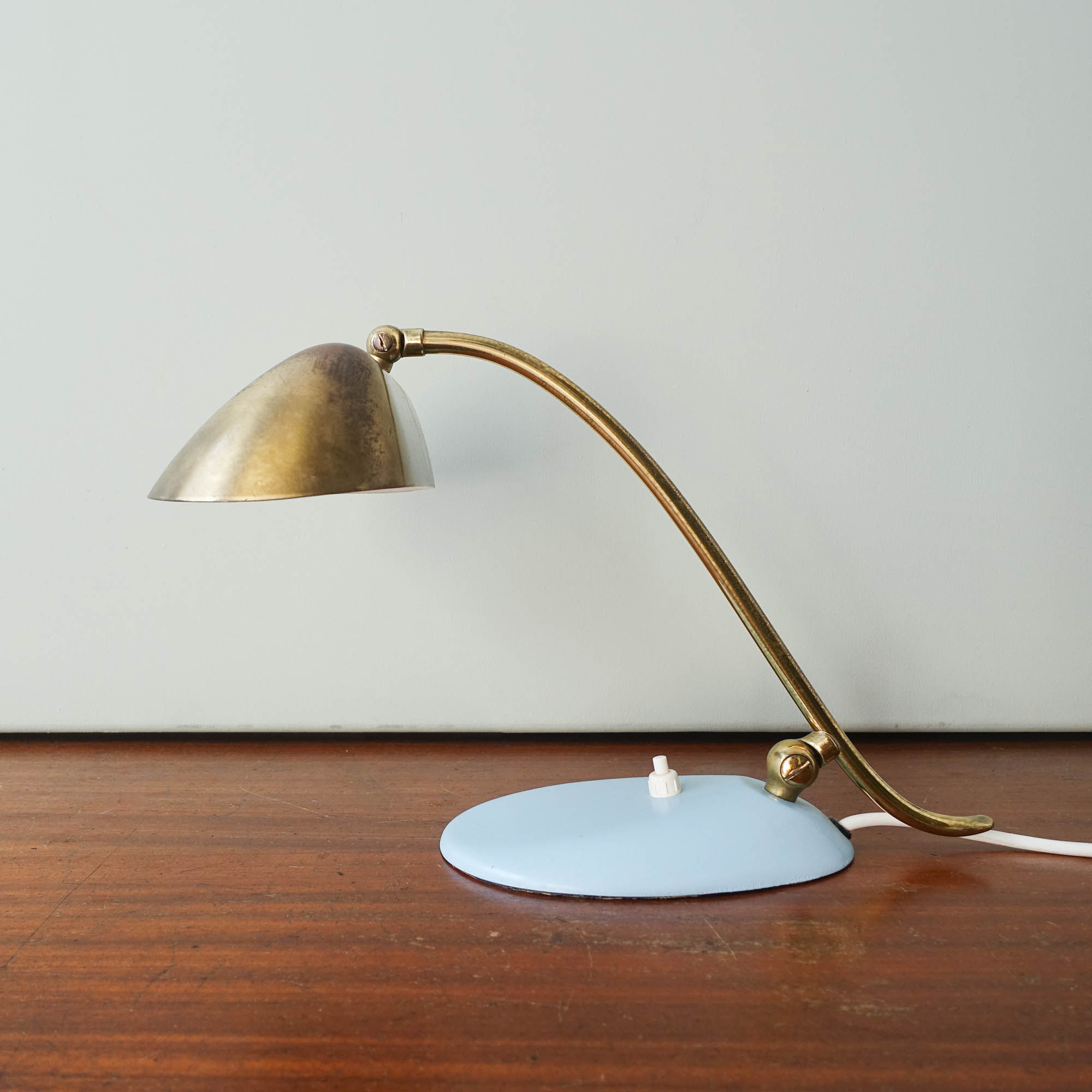 Desk or Piano Brass Lamp, 1950's