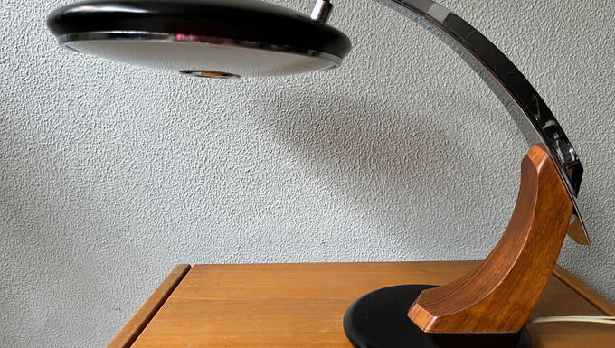 "Tiburón" Desk Lamp by Luis Peres de La Oliva for Grin Luz, 1960's