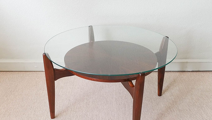 Mid-Century Round Coffee Table by Wilhelm Renz, 1960's