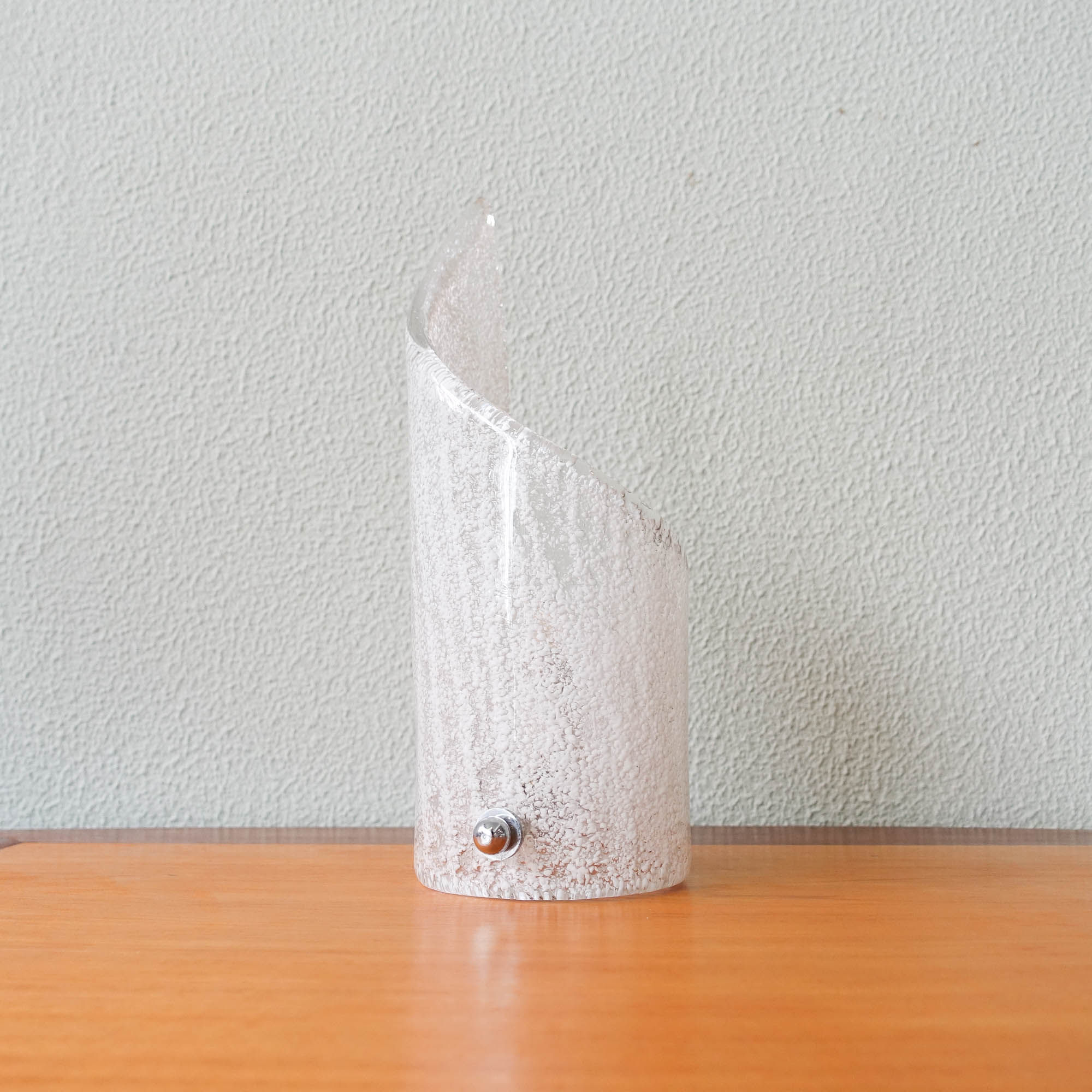 Glass Table Lamp by Mazzega, 1970's