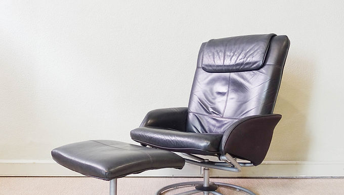 Malung Lounge Chair and Footstool from Ikea, 1999