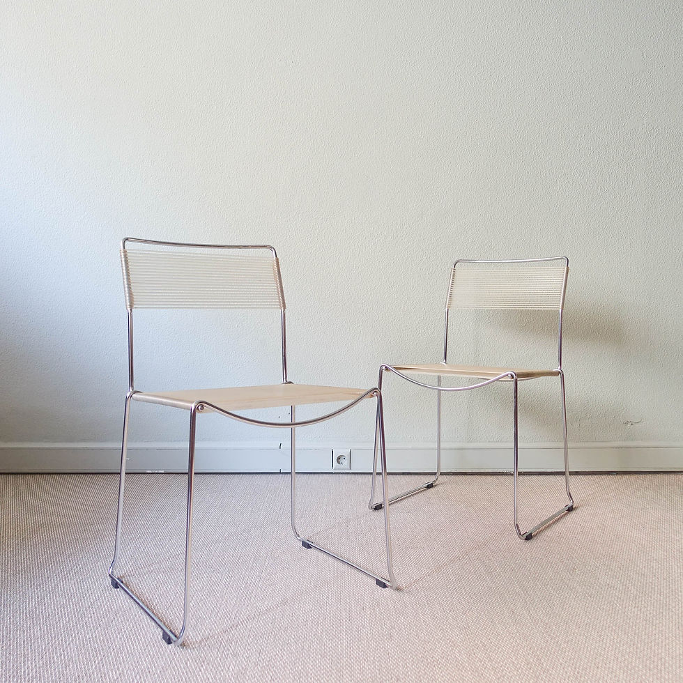 Pair of Spaghetti Chairs by Giandomenico Belotti for Alias, 1980's
