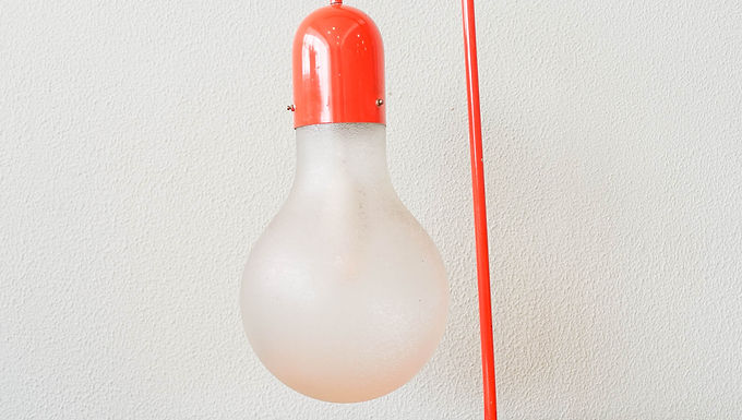 Red Table Lamp from Stilux Milano, 1970s