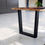 Thumbnail: Madonna & Child Tapered V Frame Dining Table