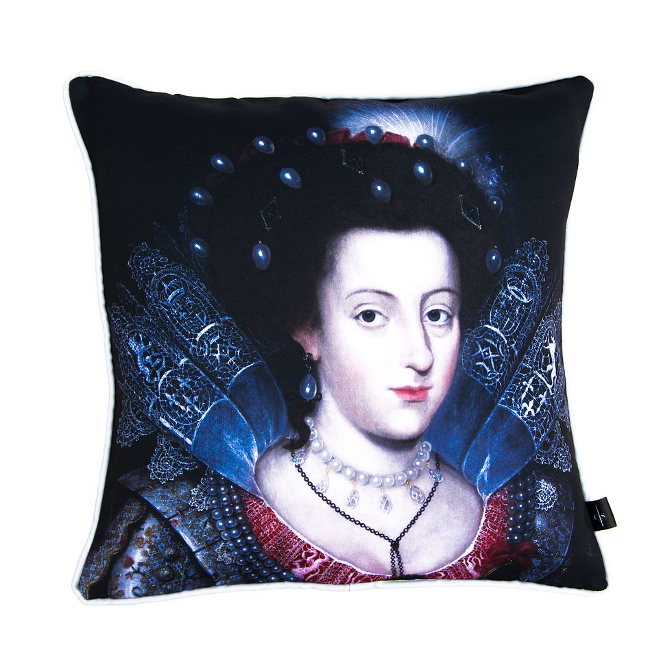 Queen Of Bohemia Square Cushion