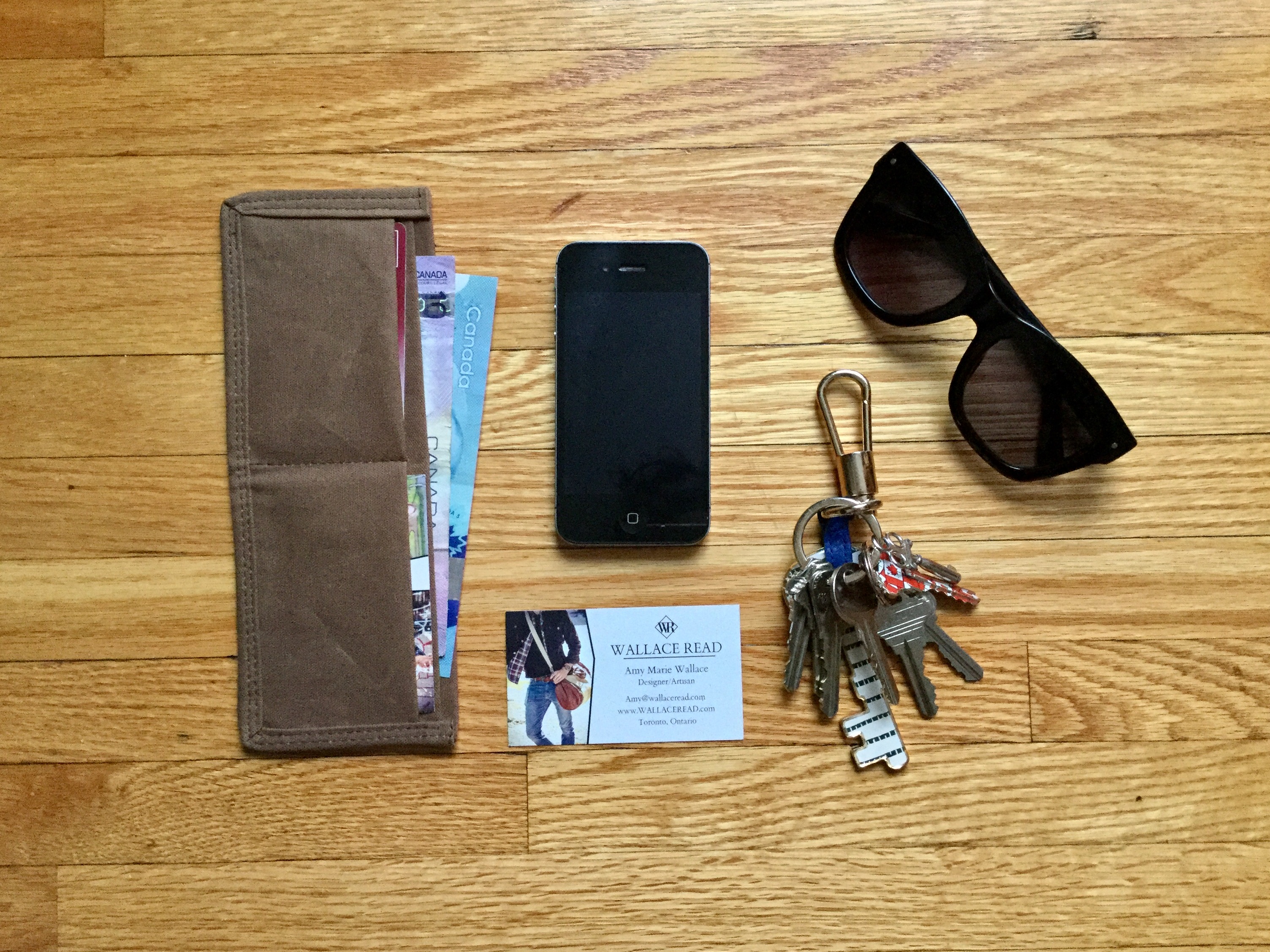 Waxed Canvas Billfold