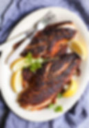 Cajun Blackened Snapper Fillet