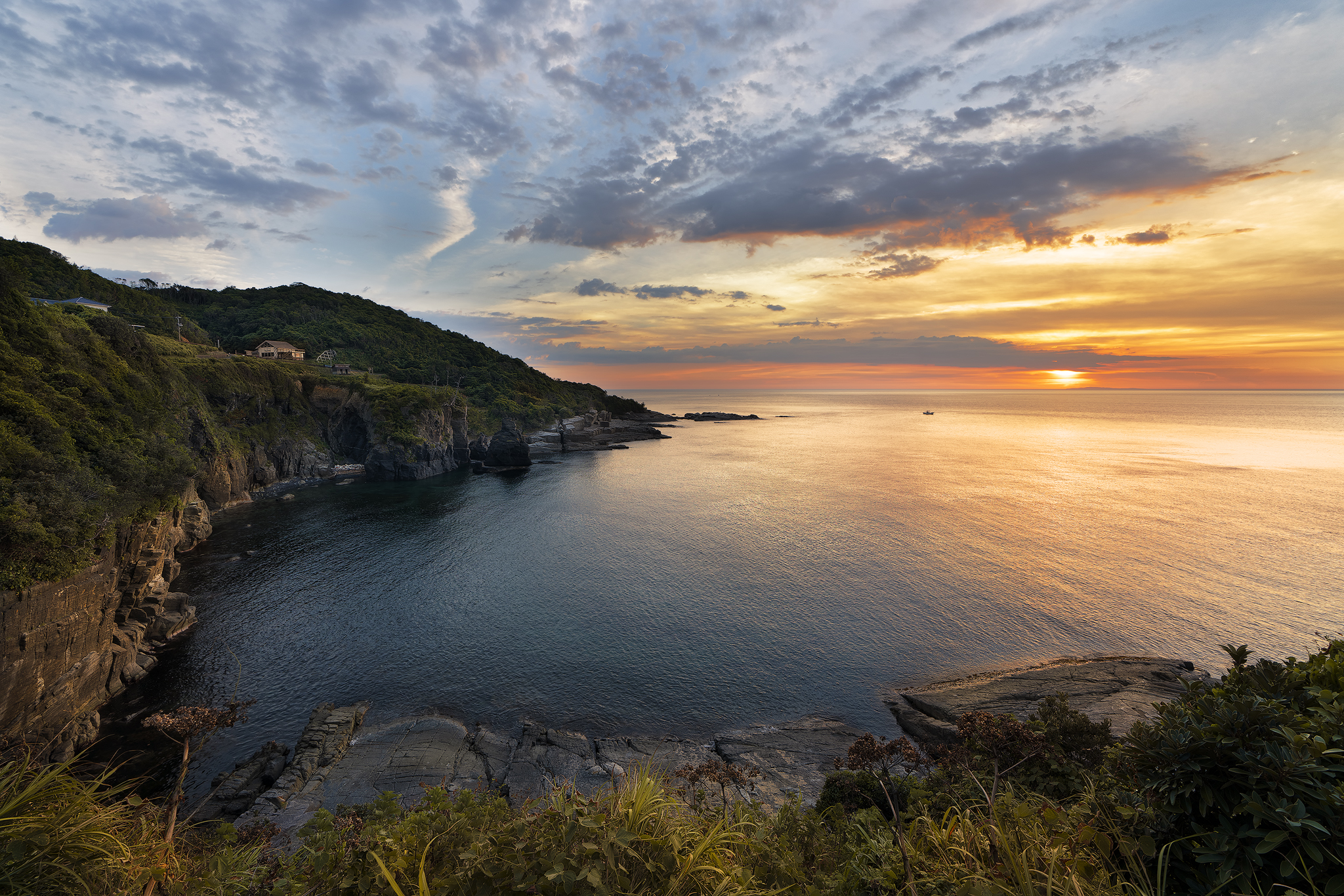 Sunset in the Sanin