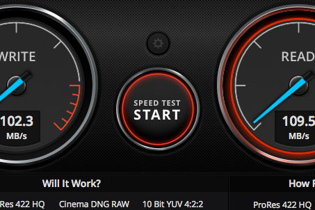 転送速度比較！　NAS・外付けHDD・SSD・SD