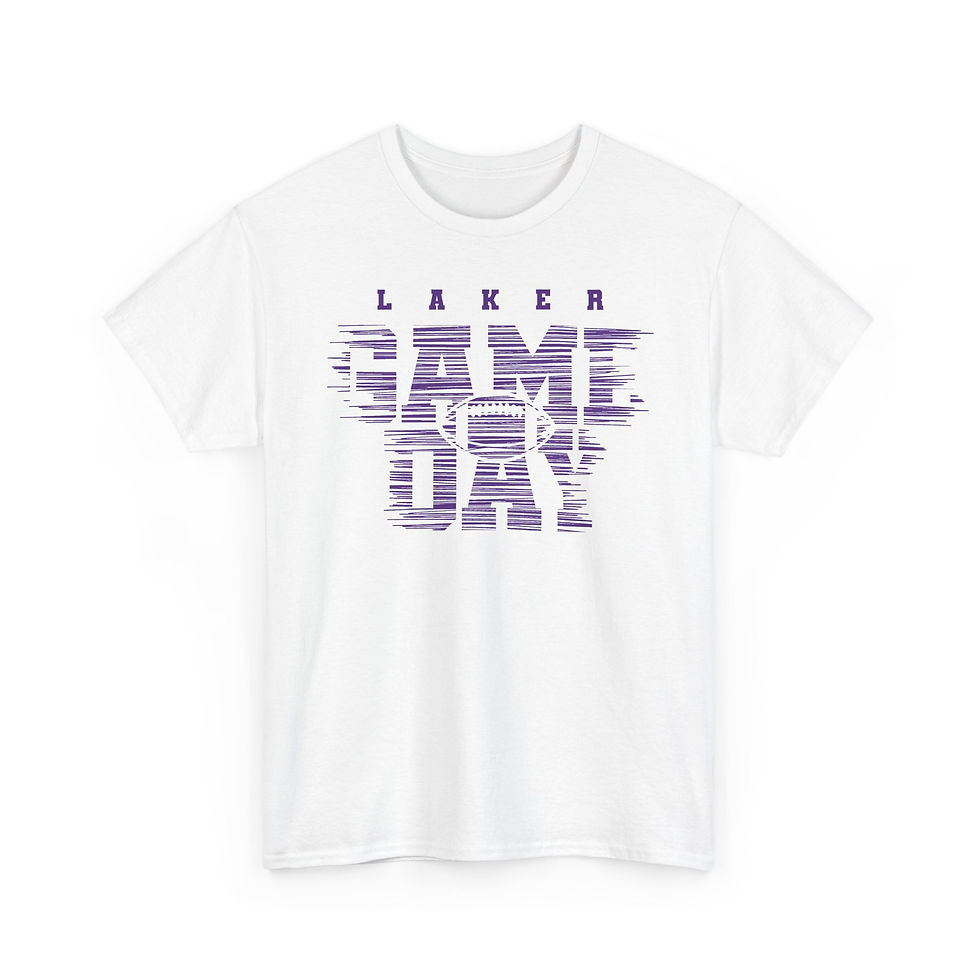 Thumbnail: Laker Football 3 - Gildan® Heavy Cotton® T-Shirt