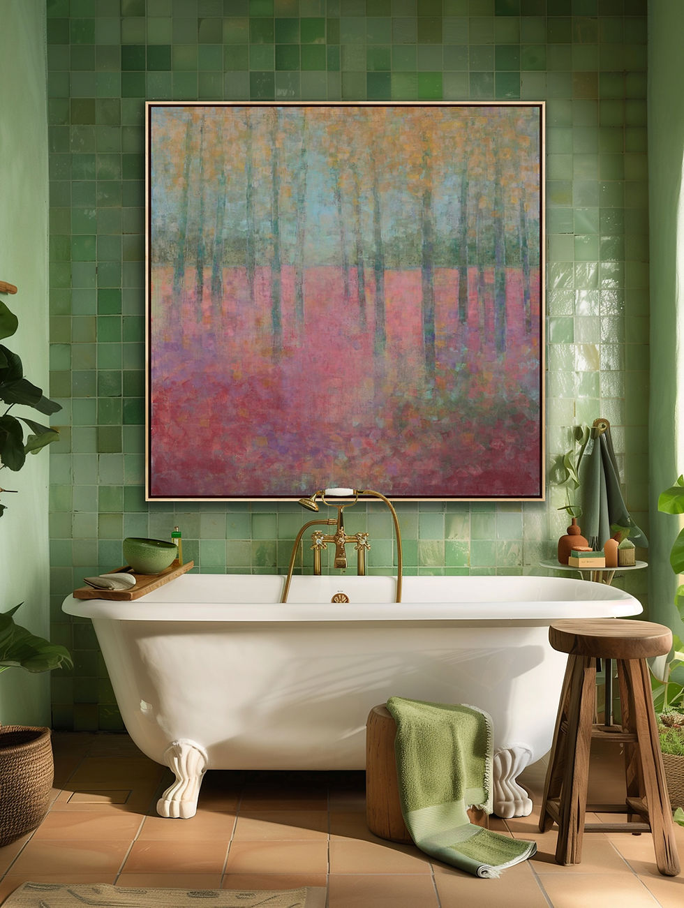 Thumbnail: Rouge Meadow (48"x48")