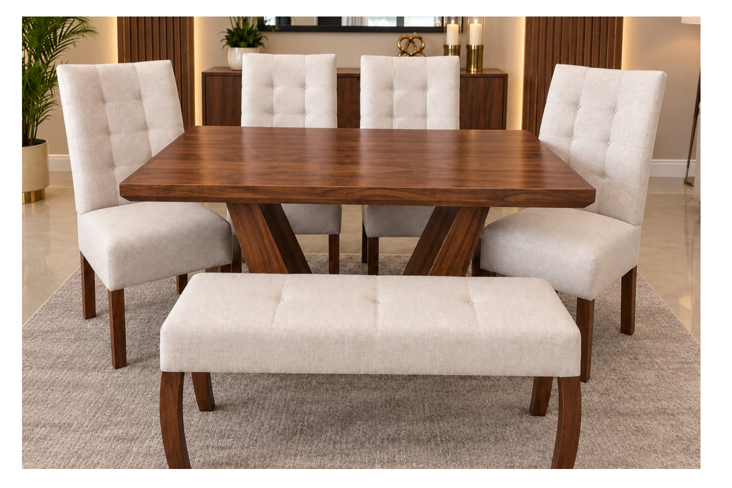 Antecomedor Dinamarca / 4 sillas