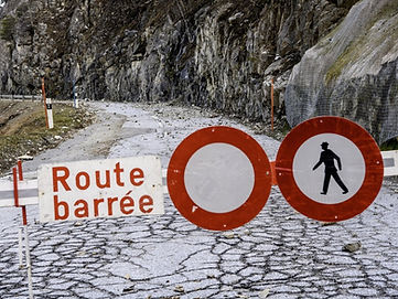 Fermeture de la Route de la Sapine