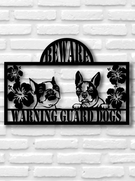 Guard Dog Boston Terrier