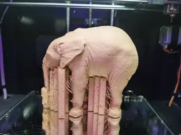 impression 3d-éléphant-sur-mesure-sculture-design