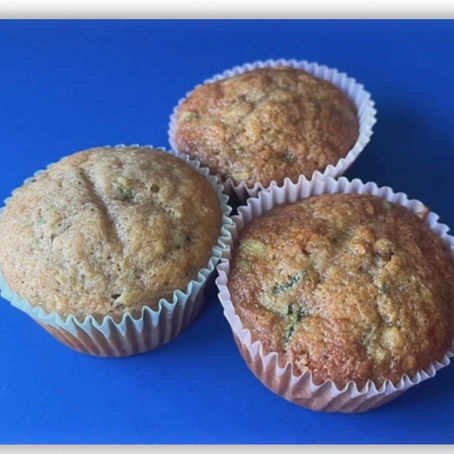 zucchini banana muffins