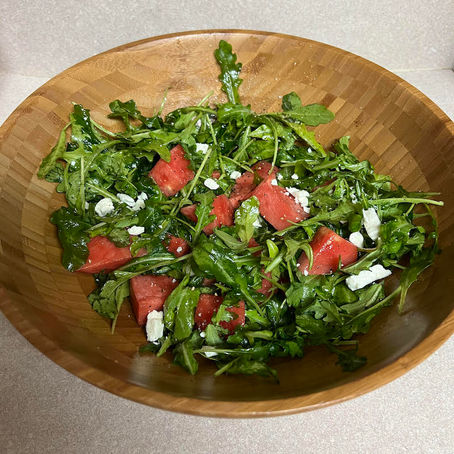 Watermelon Arugula Salad Recipe