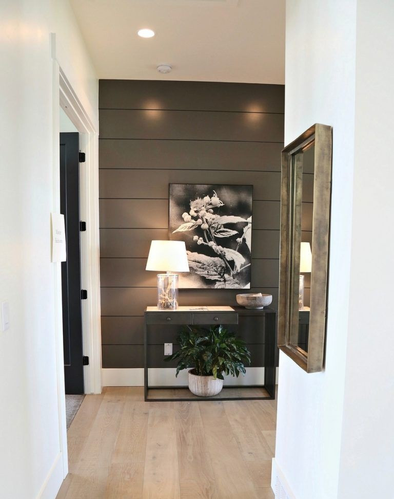 Interior Paint Ideas-Chocolate brown color on the front wall making the wall a focal point
