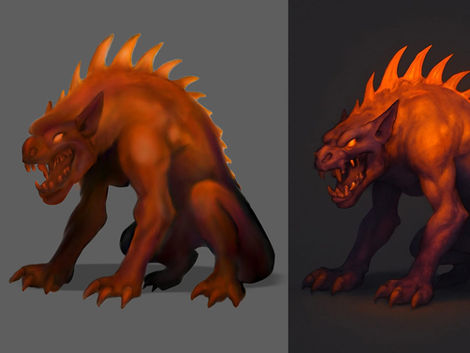 Monster Painting Exercise